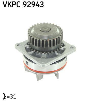 Pompe à eau SKF ref. VKPC 92943